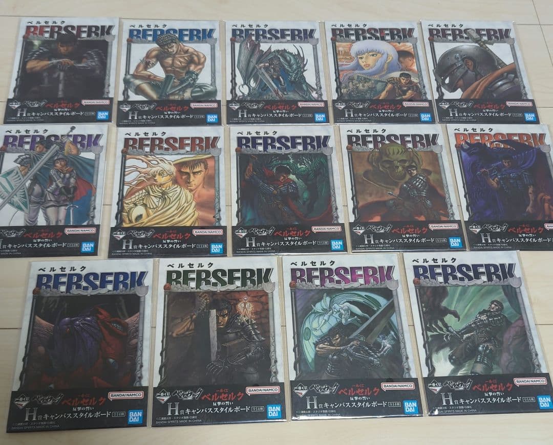 ベルセルク 一番くじ ゾッド ガッツ 髑髏の騎士 ラストワン A賞 B賞 27個