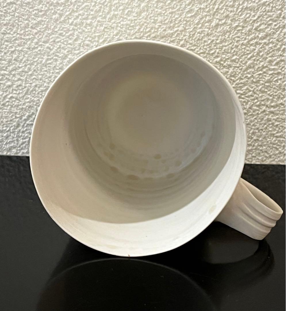 黒田泰蔵　白磁　カップ＆ソーサー　貴重