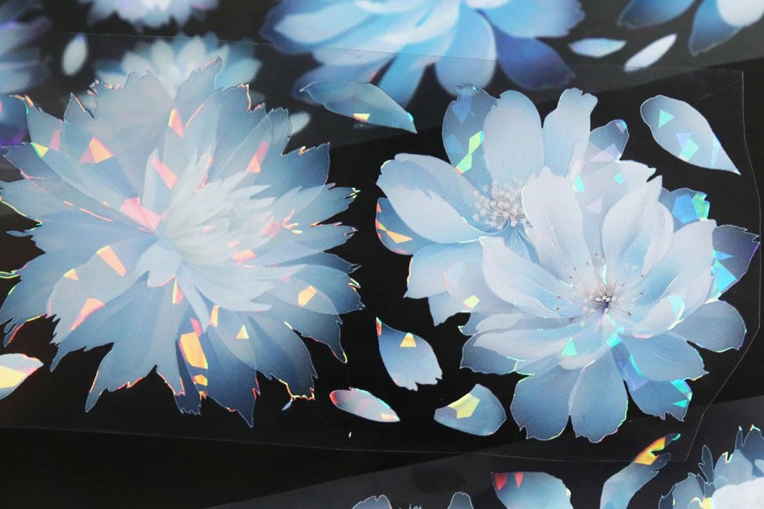 海外 PETテープ マスキングテープ フラワー