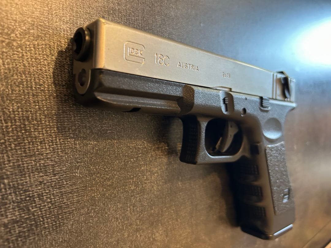 美品・予備マガジン付】東京マルイ GLOCK18Cシルバー リポ化 箱あり
