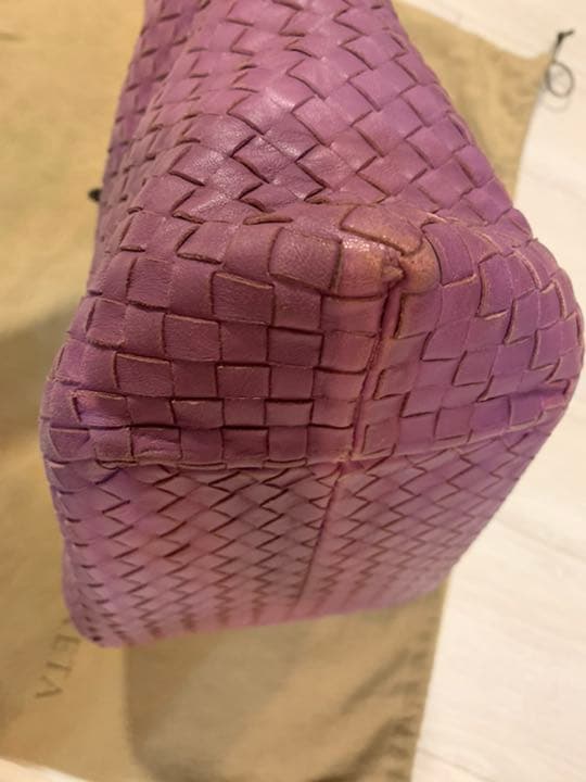 ボッテガ バッグ パープル 紫 トートバッグ ハンドバッグ 匿名配送 美