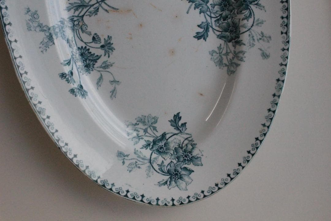 フランスアンティーク/サルグミンヌELVIRE・オーバルプレート P11285991