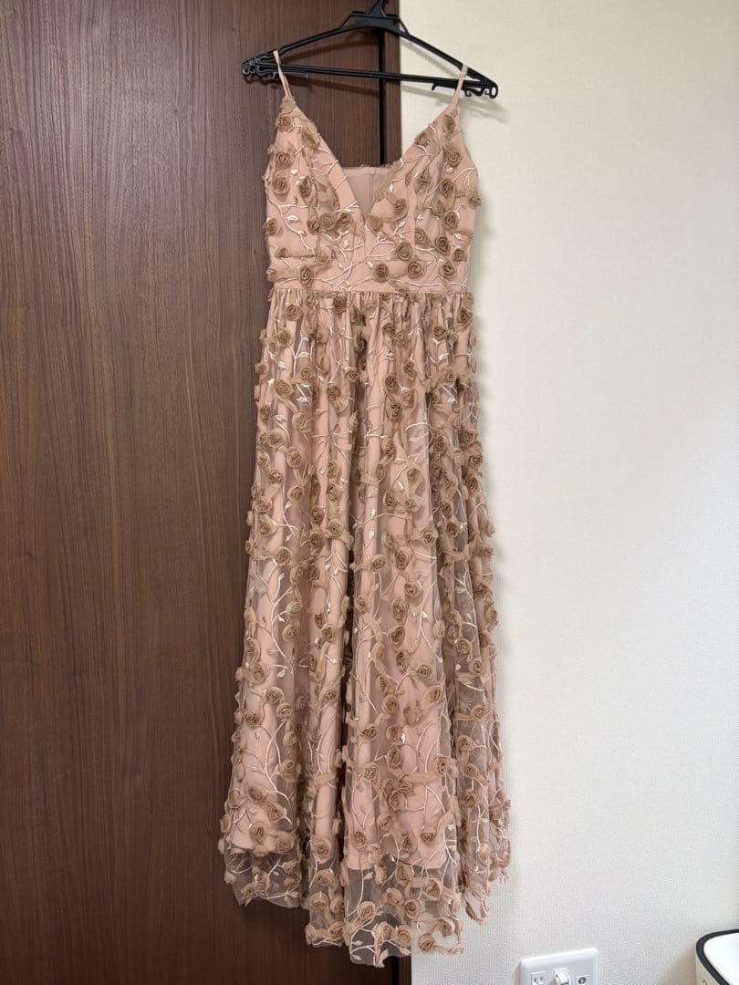 AUBREY】フラワージャガードドレス ANDREA&Co.