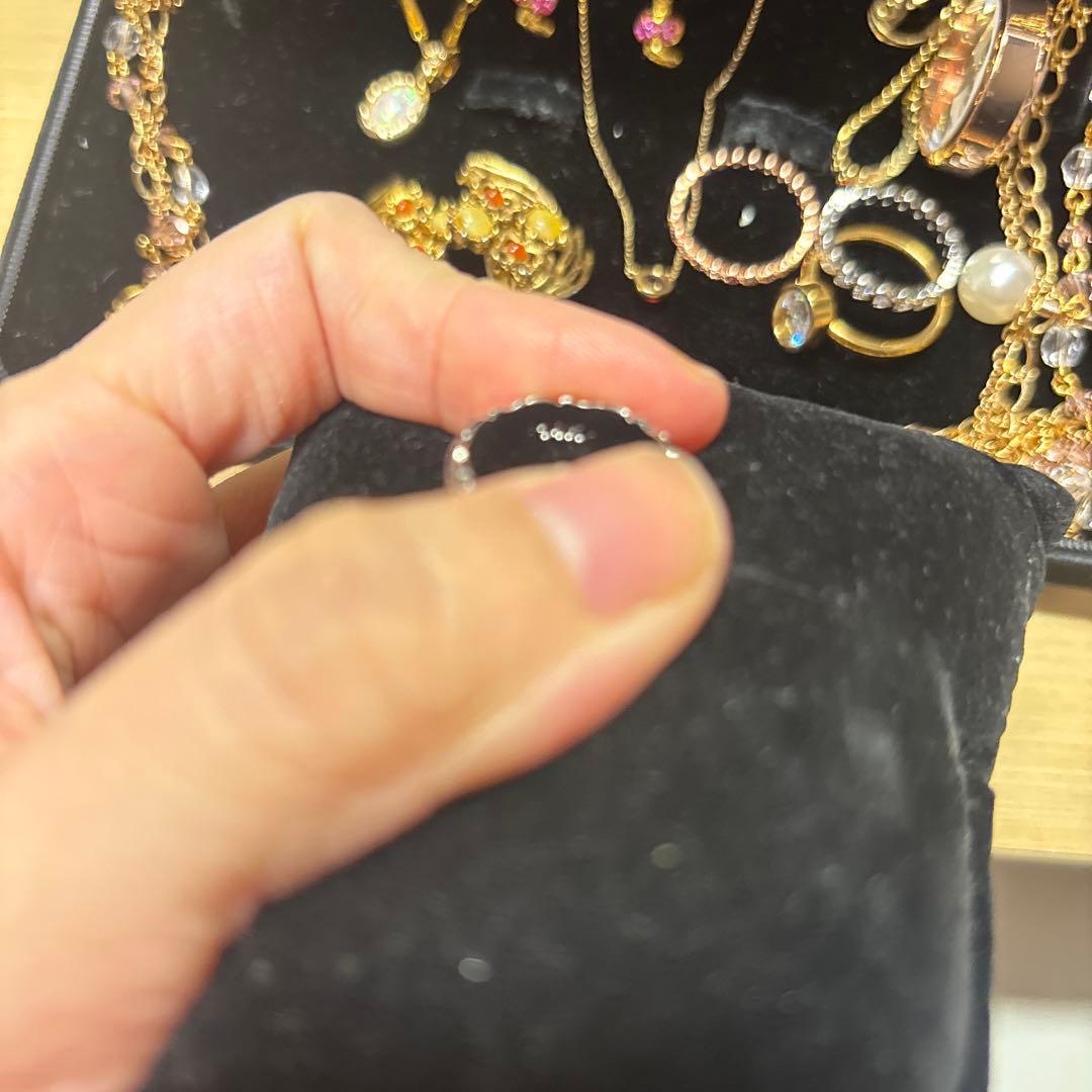 遺品生前整理アクセサリーセットまとめ売りK18GF K10など