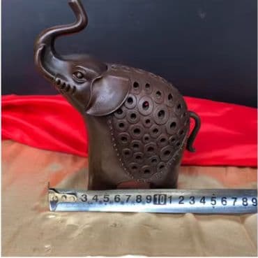 銅器 香炉 吉象香炉 香道具 茶道具 工芸品 美術品 置物