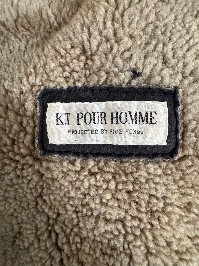 ムートンコート　【K.T POUR HOMME 】コムサデモード