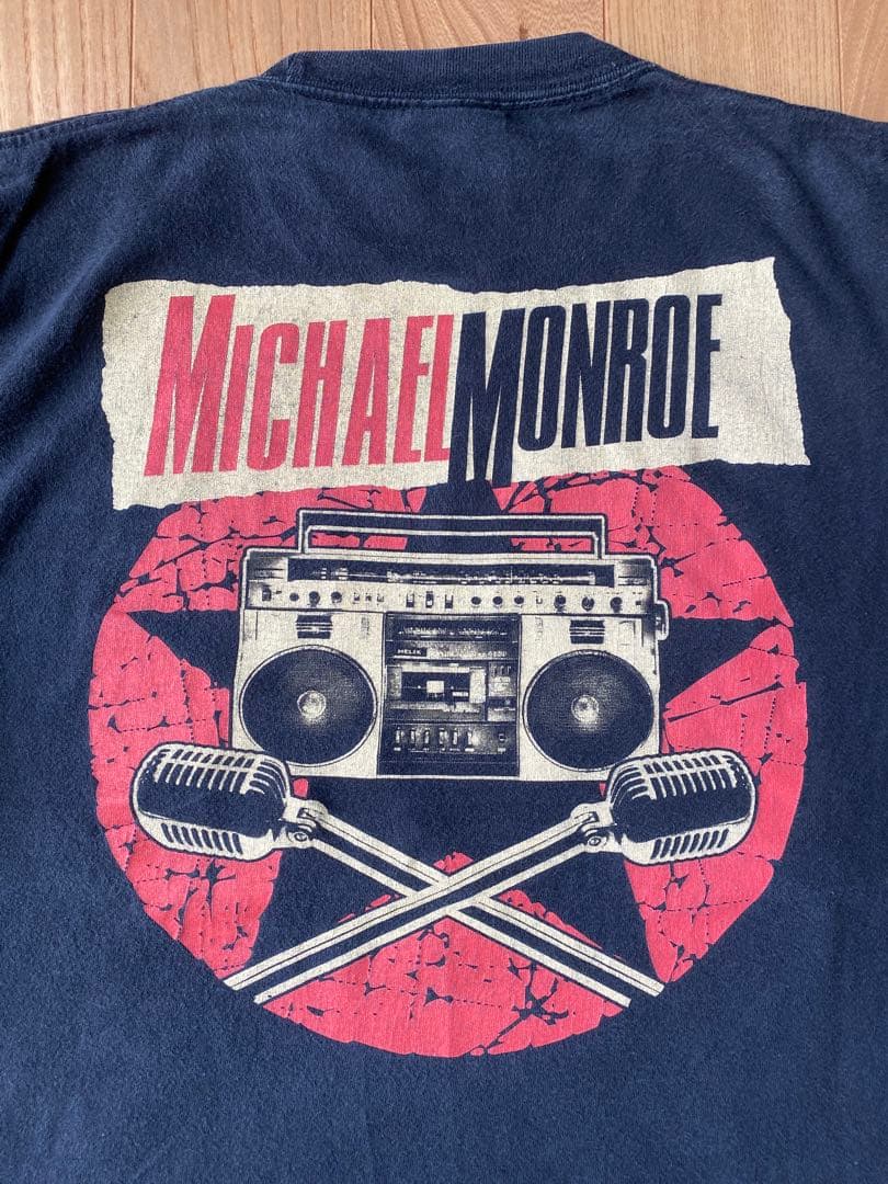 michael monroe ROCK マイケル モンロー Tシャツ ブラック - メルカリ