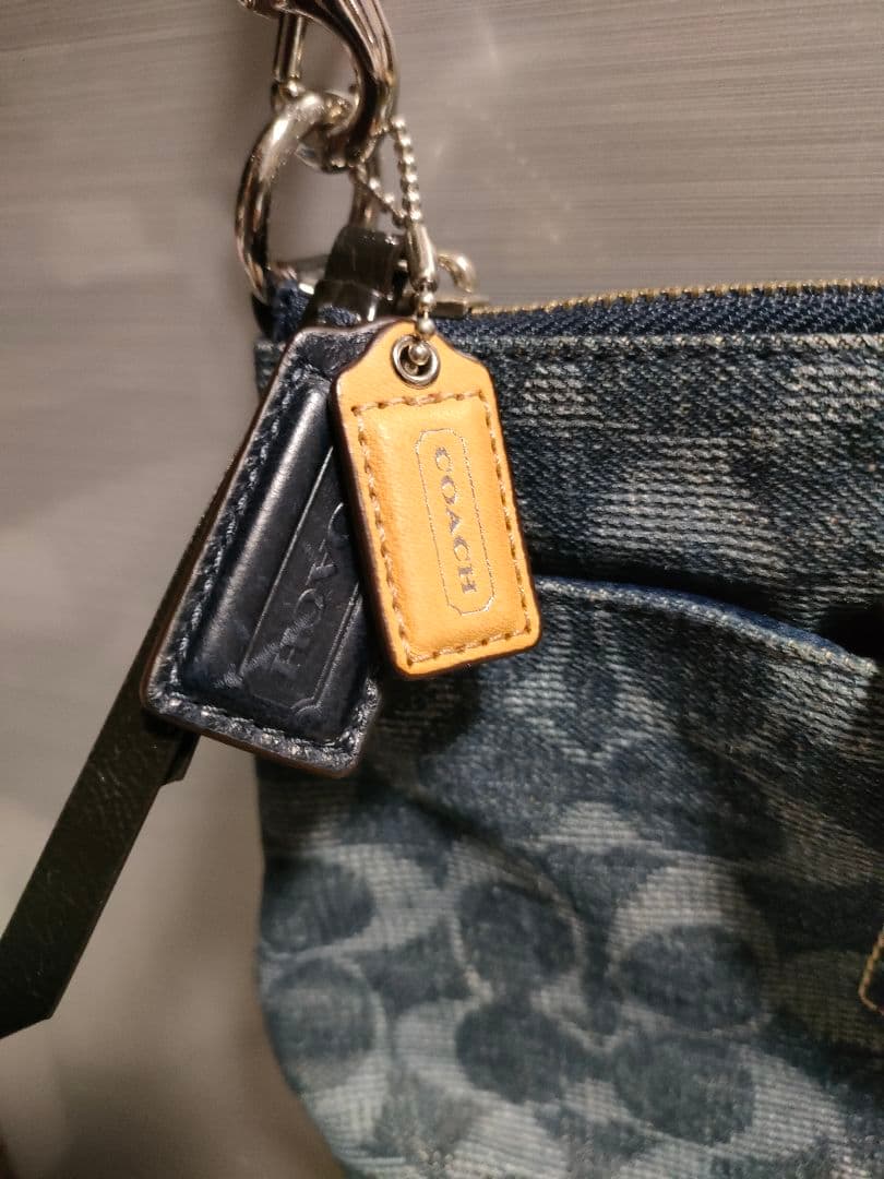coachデニムショルダーバッグ 未使用