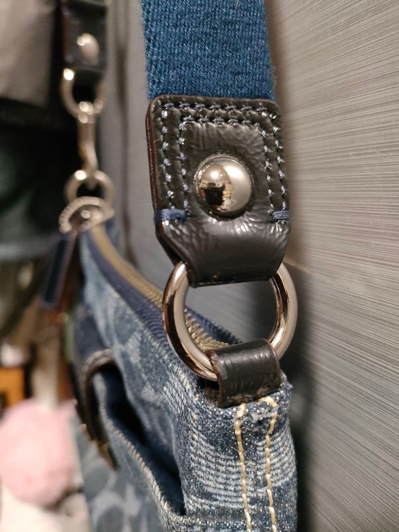 coachデニムショルダーバッグ 未使用