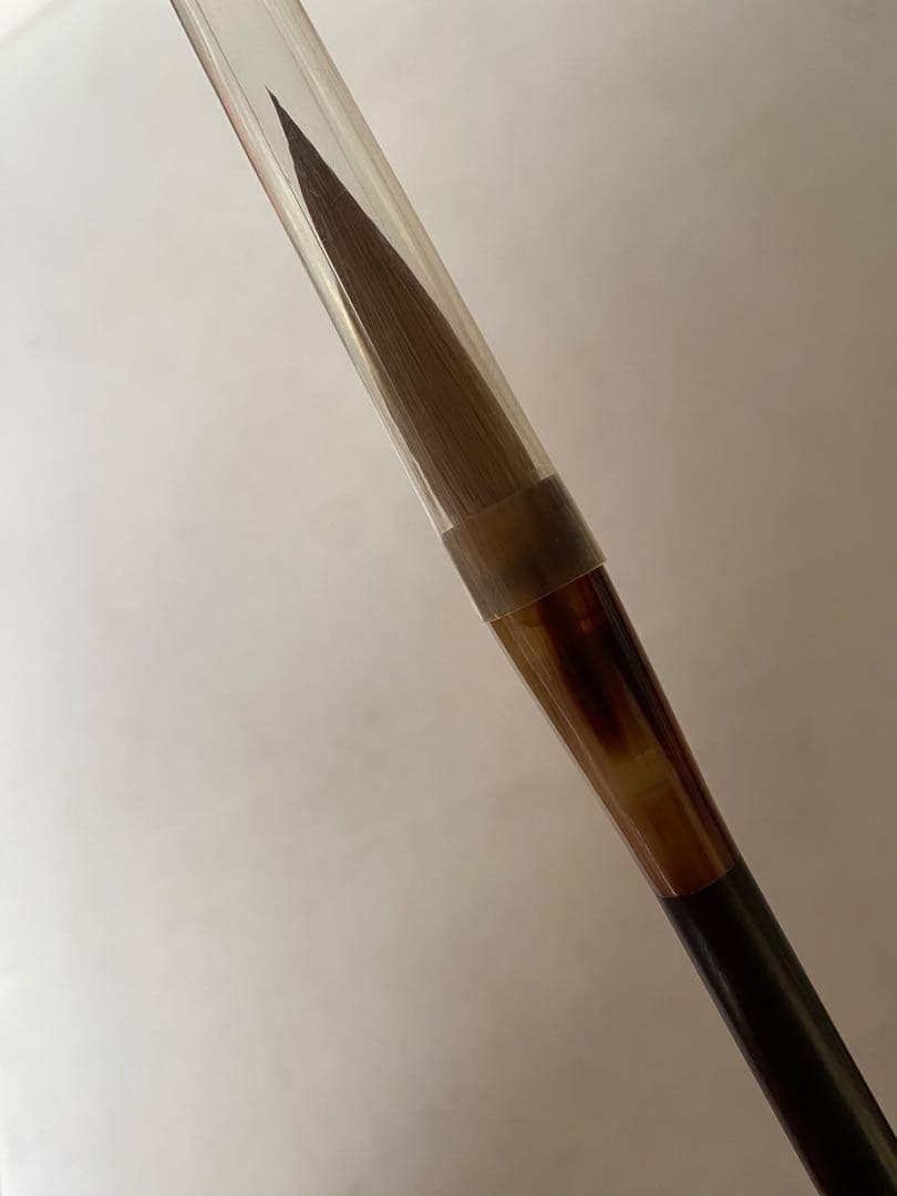 日本白狸 和光堂 筆 伝統工芸 高級 書道筆 古筆 13