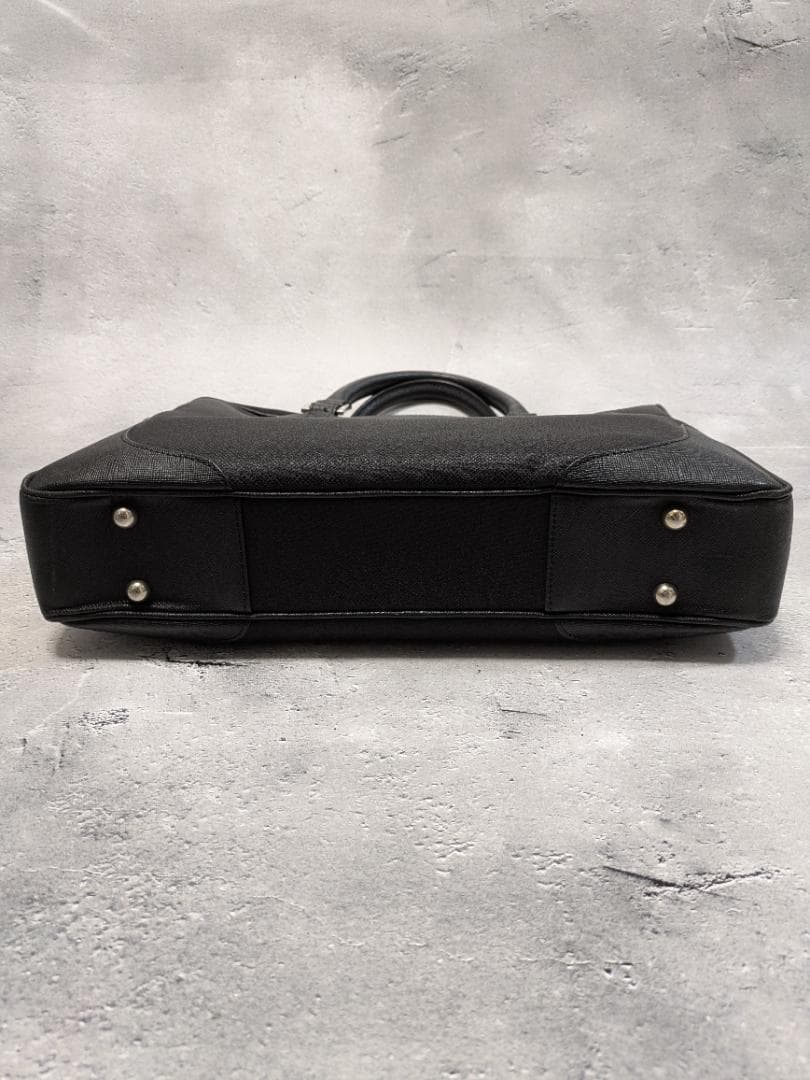 PELLE MORBIDA ブリーフケース Capitano 黒 CA104