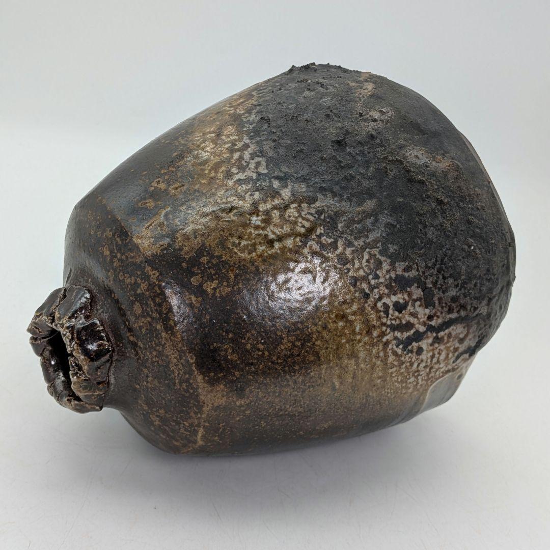 今成研二 備前焼 花器 フラワーベース 花瓶 一輪挿し花入 華道具 茶道具 花生