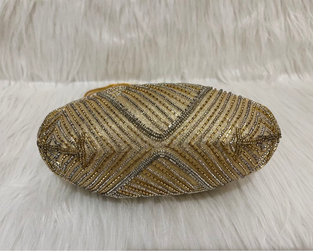 Lumyはしもと 夢つづれ 和装バッグ ビーズ パーティーバッグ ヴィンテージ