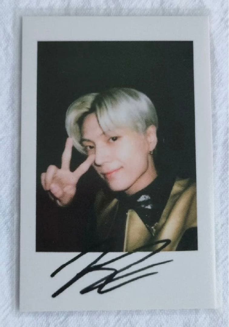 enhypen yizhiyu 一直娱上海サイン会当選者ポラロイド