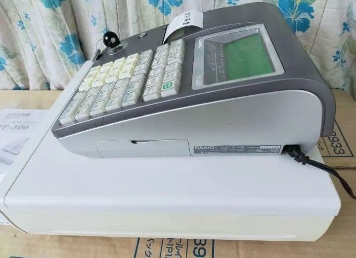 ファッション CASIO レジスター TE-300です 設定サービス n9040 設定