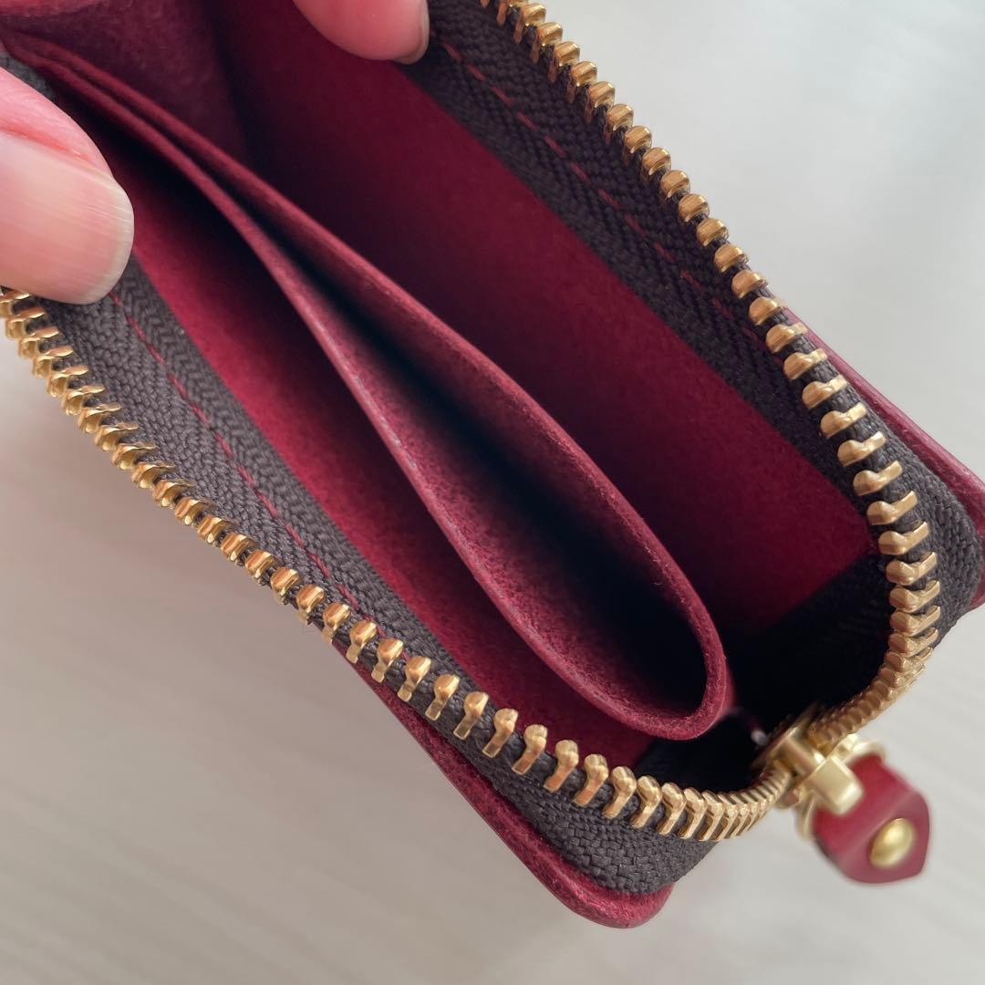 ibonaイボーナ⭐︎ L-zipミニモ・ウォレット⭐︎限定プラム