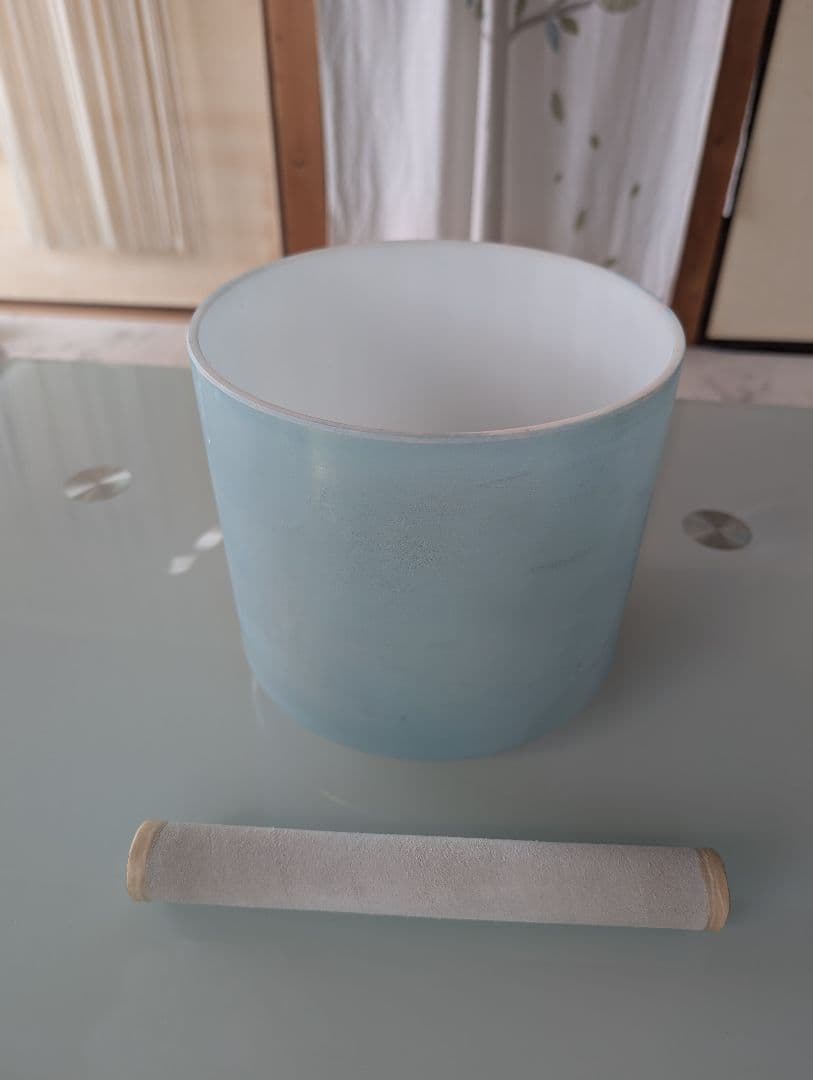 まるえ☆アルケミークリスタルボウル　Ocean Gold 8インチ