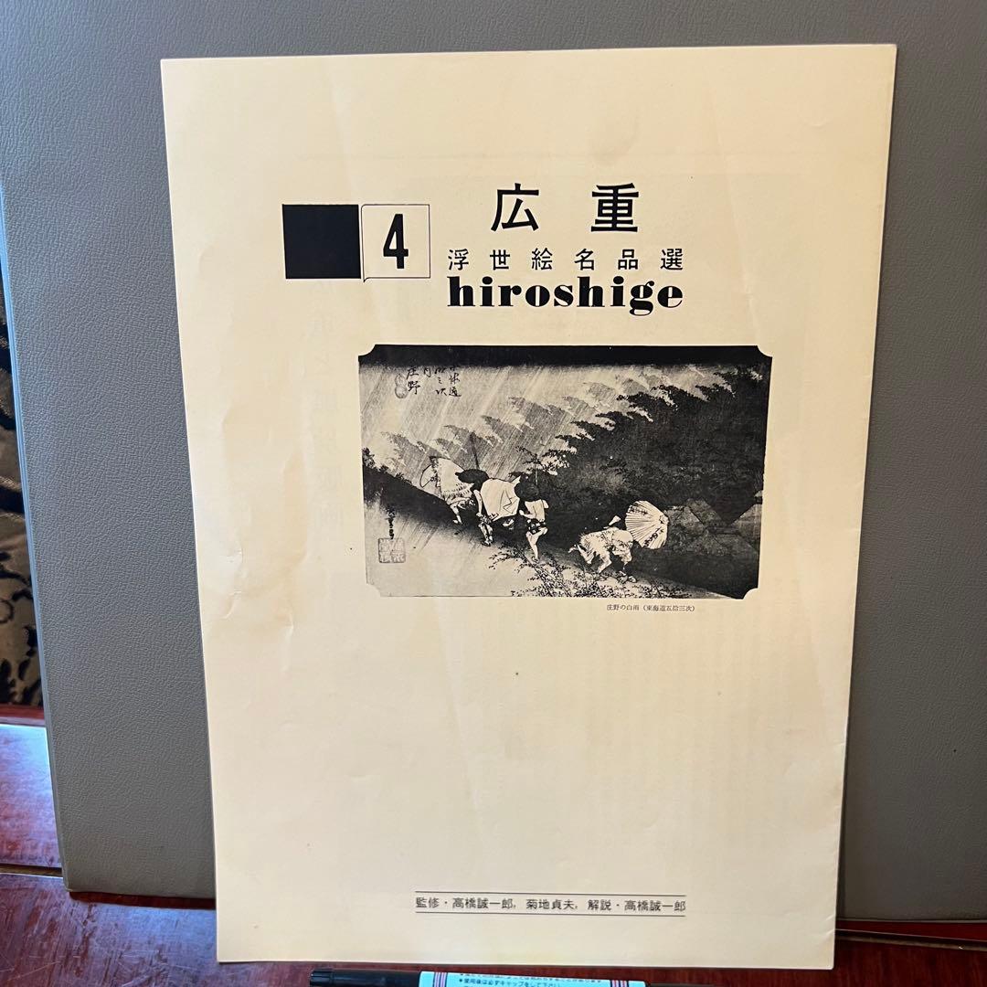 浮世絵名品選・UKIYO-E 風景版画 広重　HIROSHIGE