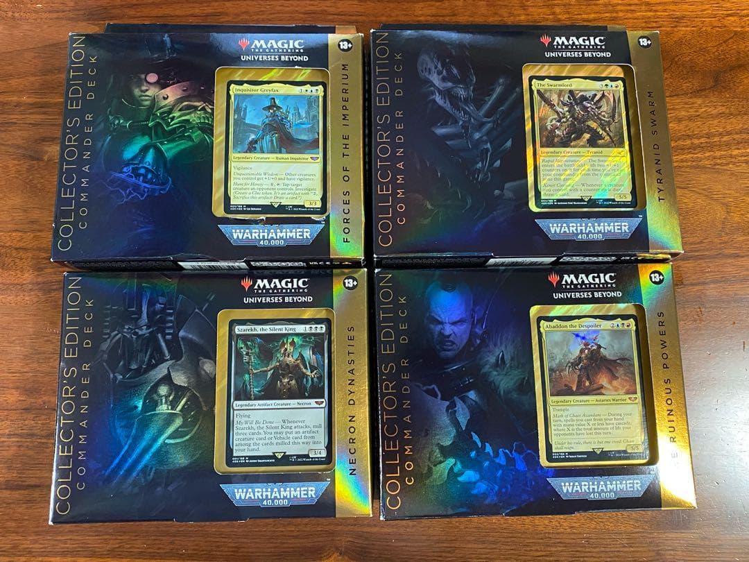 MTG ウォーハンマー 統率者デッキ 帝国の軍勢 コレクターズエディション