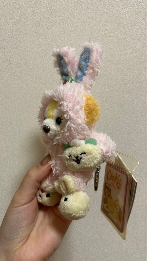 香港 ディズニー クッキーアン うさぎ・ジェラトーニ　恐竜 2体セット