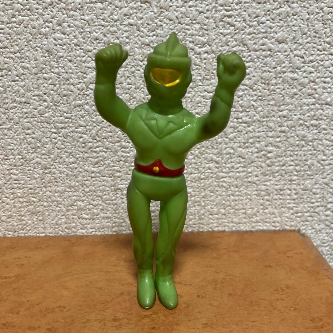 当時物】トリプルファイター グリーンファイター フィギュア 昭和