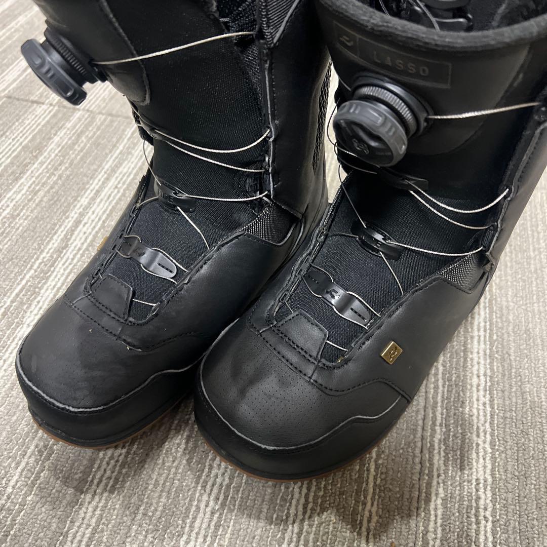 RIDE LASSO26.5ライド ラッソ スノーボードブーツ　ダブルボアboa