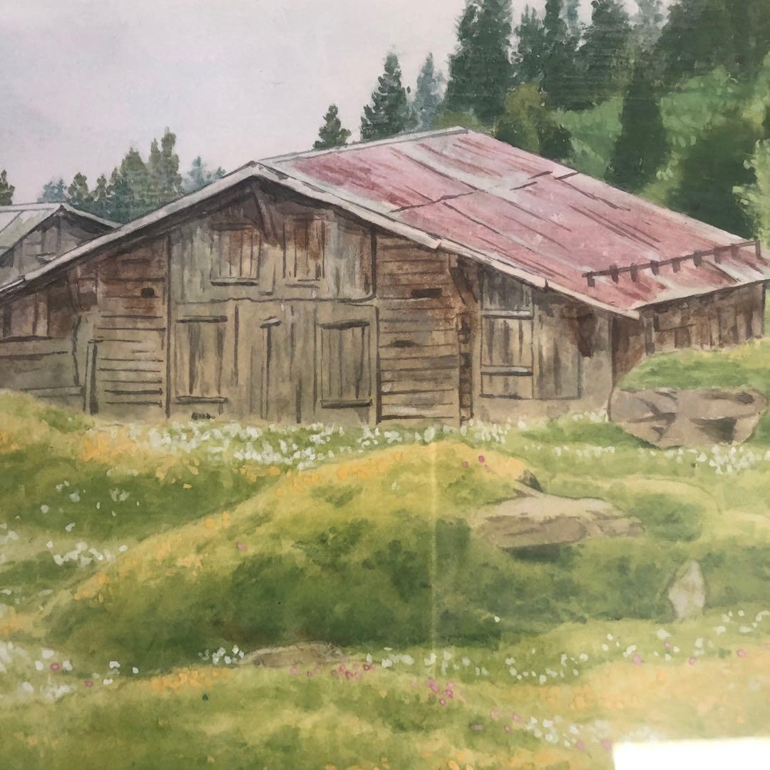 日本美術院￼院友 宮野孝司の肉筆日本画「花の谷」特別