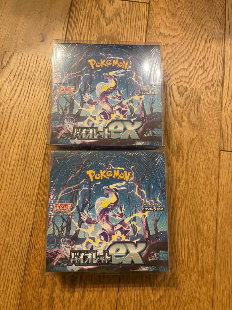 ポケモンカード バイオレットex box シュリンク付き - メルカリ