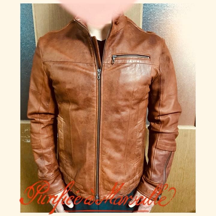 k*6様 RRL ダブルアールエルラルフローレン レザージャケット ライダー