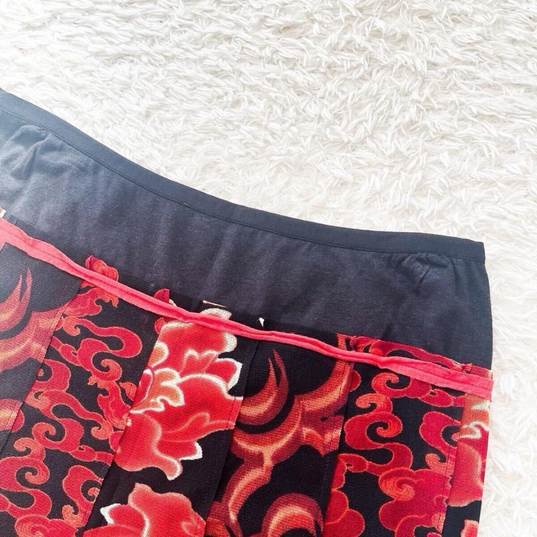 ヴィヴィアンタム 短冊 スカート 花柄 フラワー 中国 チャイナ