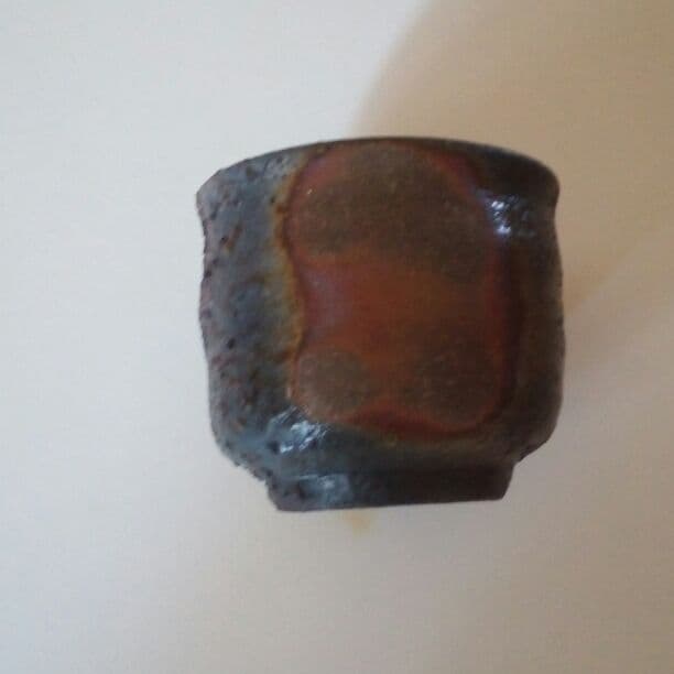 備前焼酒器、二代目小川一草作