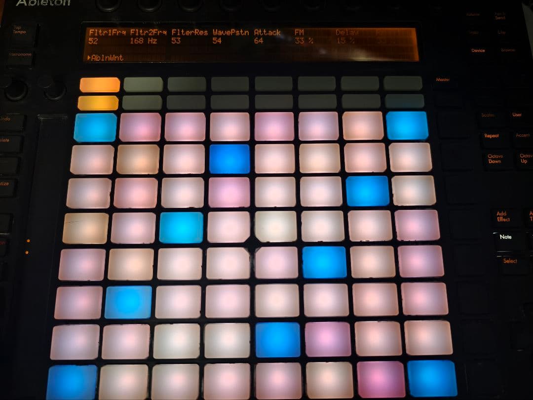 訳 Ableton Push MIDIコントローラー
