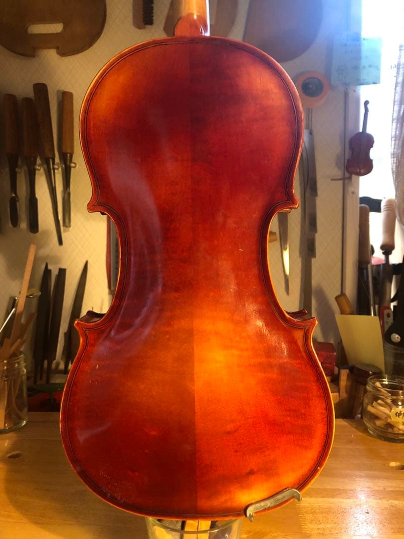 【駒&魂柱調整済】SuzukiバイオリンNo350 1/2 1976