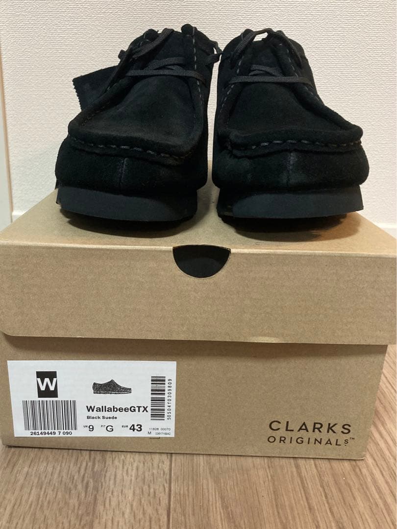 新品 CLARKS WALLABEE ゴアテックス UK9 クラークス GTX