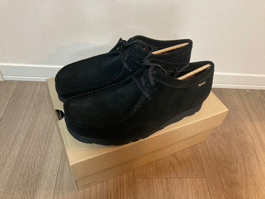 新品 CLARKS WALLABEE ゴアテックス UK9 クラークス GTX