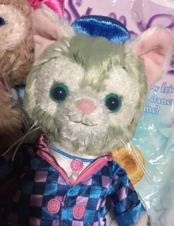 香港ディズニー　ぬいぐるみ　ss　ダッフィー　フレンズ　ジェラトーニ　周年