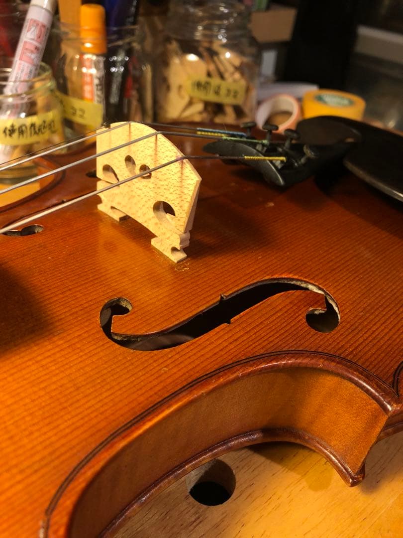 【特価出し❣️駒&魂柱新調済】SuzukiバイオリンNo360 4/4 1973