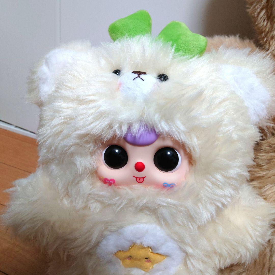 23日まで限定価格！　Babythree　1000%　茶色　くま親子　オッドアイ