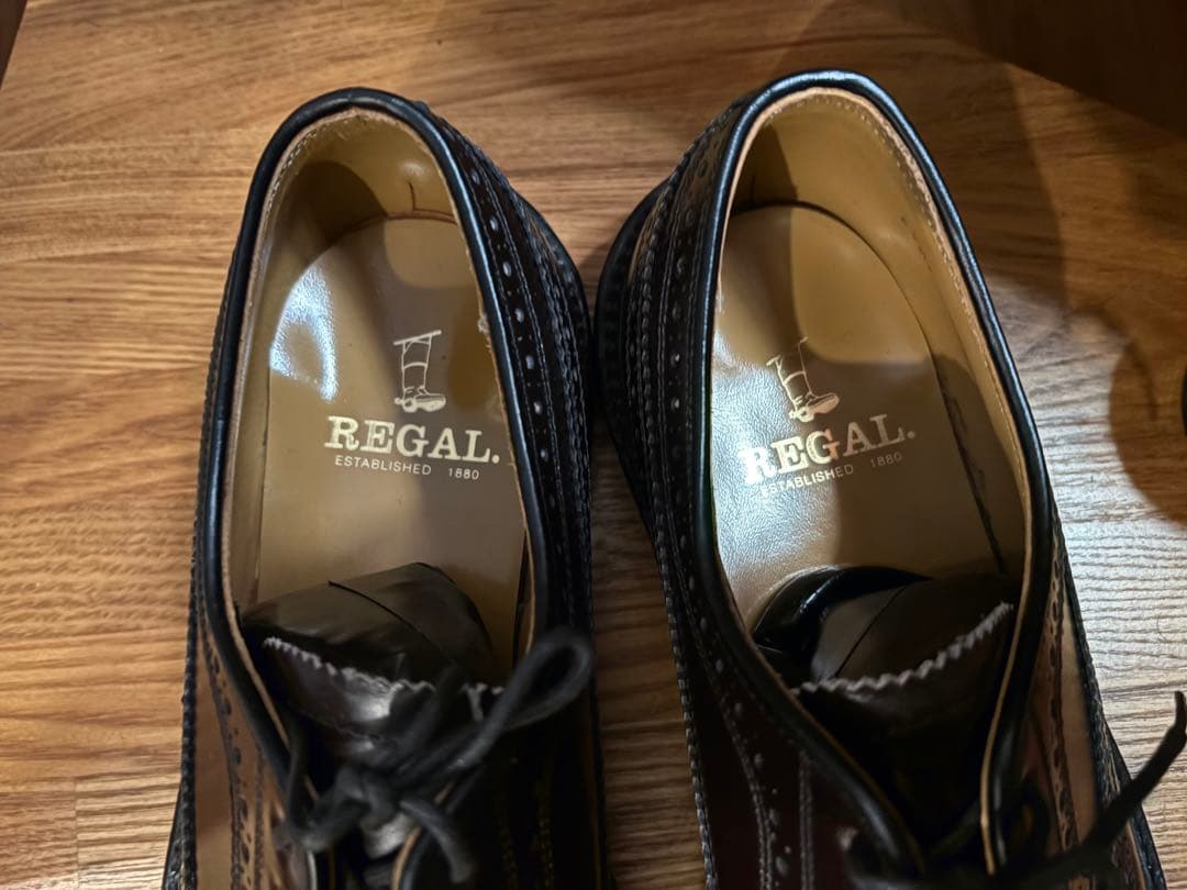 ★★ REGAL ダークブラウン　ウィングチップ ビジネス　超美品　★★