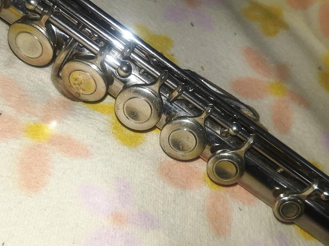 頭部管銀製　SANKYO　ETUDE　TOKYO　分解調整済　良音(^^♪