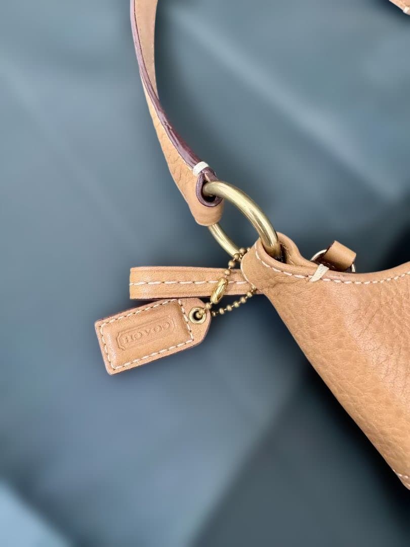 【希少】オールドコーチ セミショルダーバッグ ホーボー 10284 ブラウン 茶