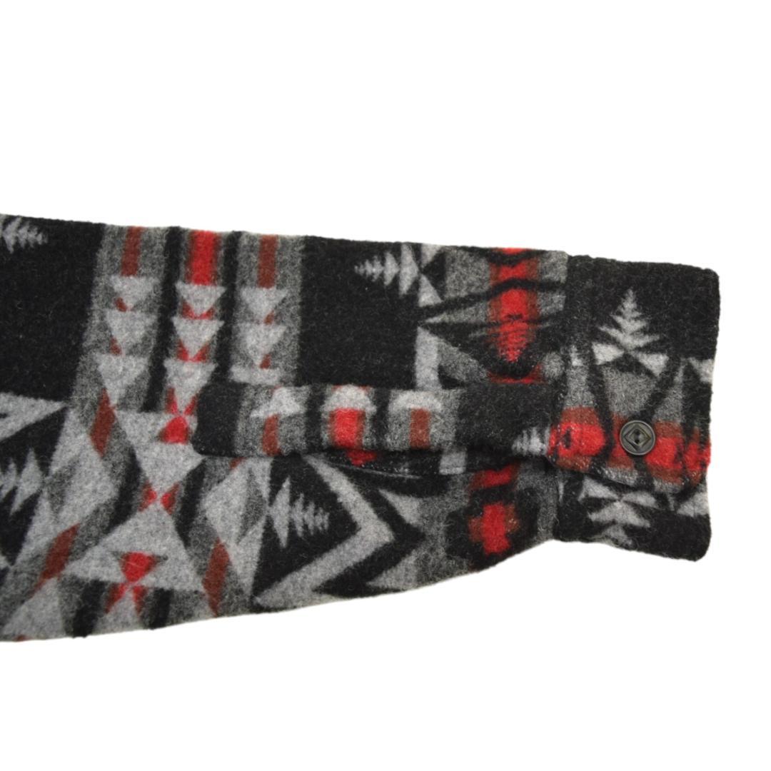 タグ付未使用 ダブルアールエル RRL ネイティブ柄ウールシャツジャケット