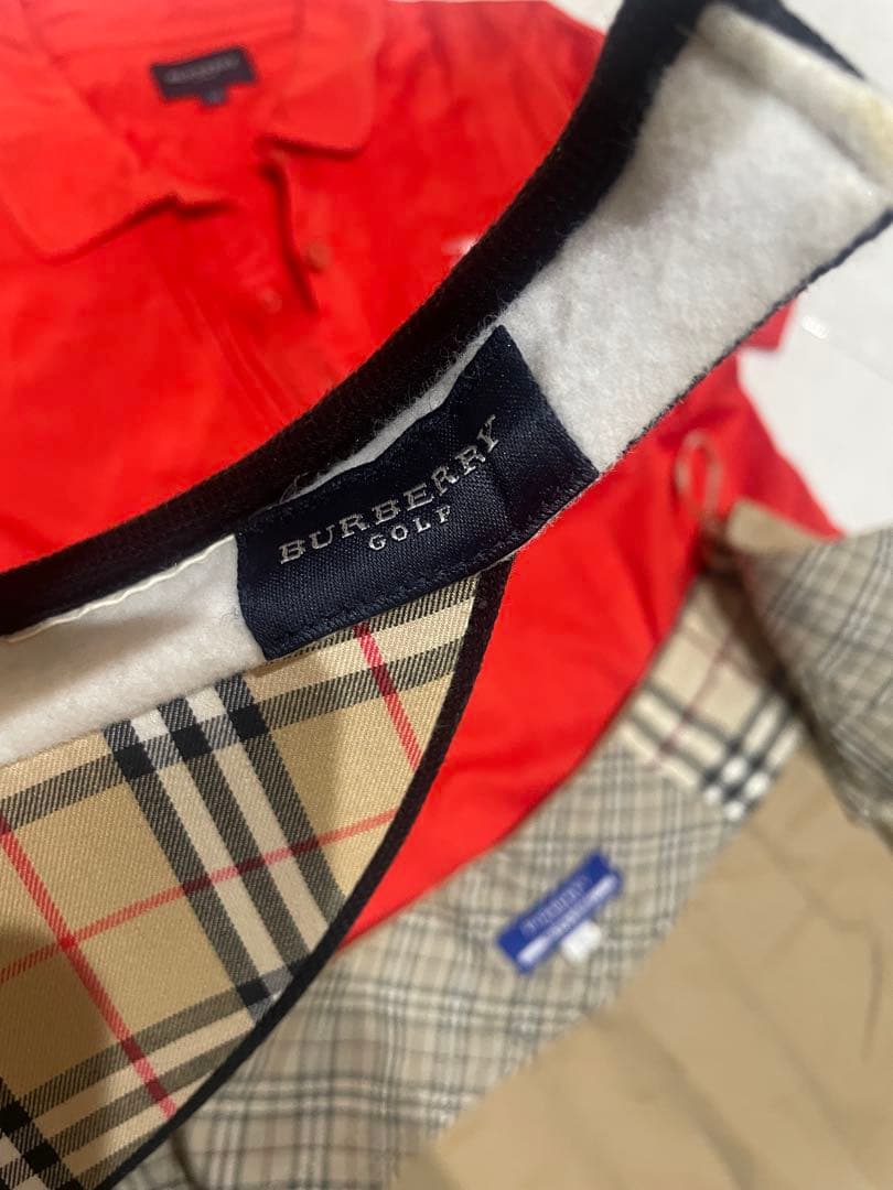 BURBERRY GOLF サンバイザー　ポロシャツ スカート セット