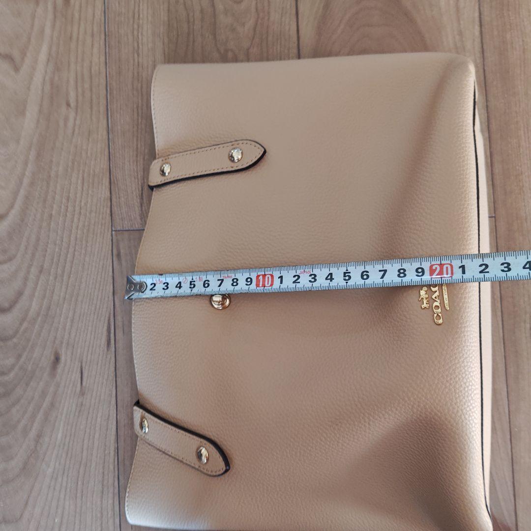 COACH ベージュ トートバッグ