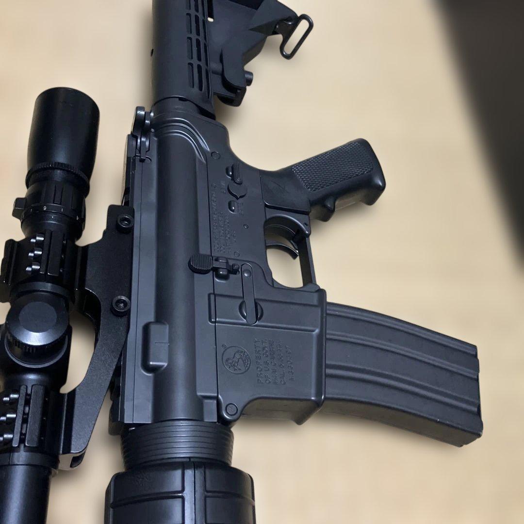 東京マルイスタンダード電動ガンM4A1美品動きます豪華セットキャロムショット塗装