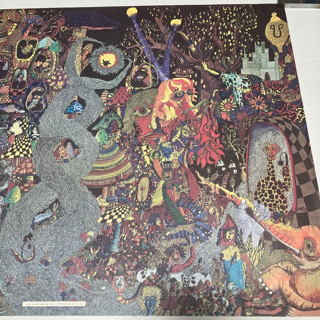 60's ヴィンテージ ポスター　リックアンブローズ　フランクザッパ　ヒッピー