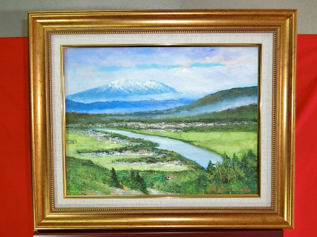 【ART】島本良平真筆(千曲川眺望)6号