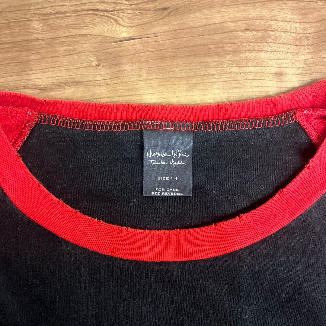 ナンバーナイン05AW ハイスト期 Fender Logo ロンT ラグラン - メルカリ