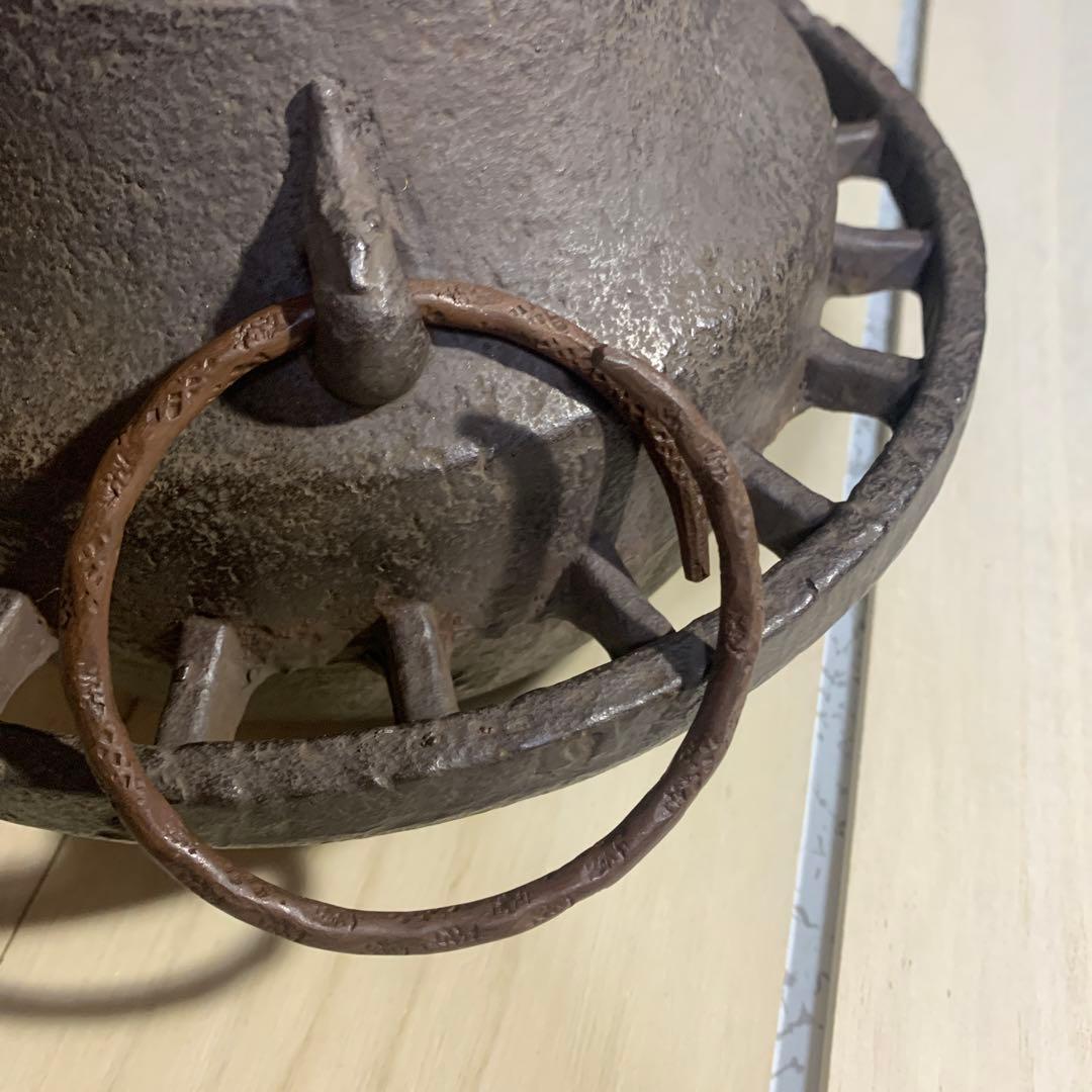 門脇喜平 車軸釜 共箱