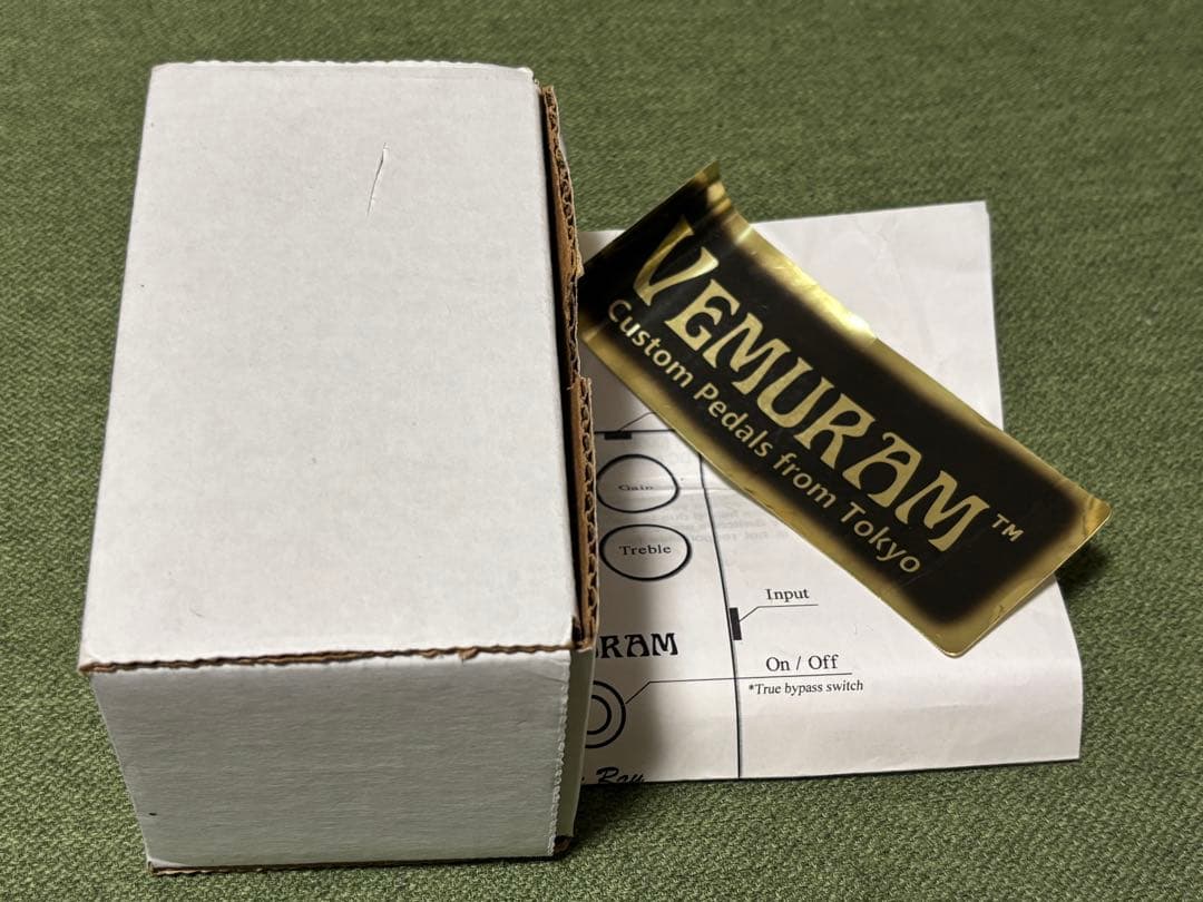 Paul Cochrane氏にMODされた”VEMURAM Jan Ray”